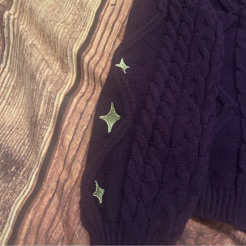 Women’s Taylor Swift Speak Now Purple Cardigan for Re-record Drop XL/2XL - Picture 5 of 10